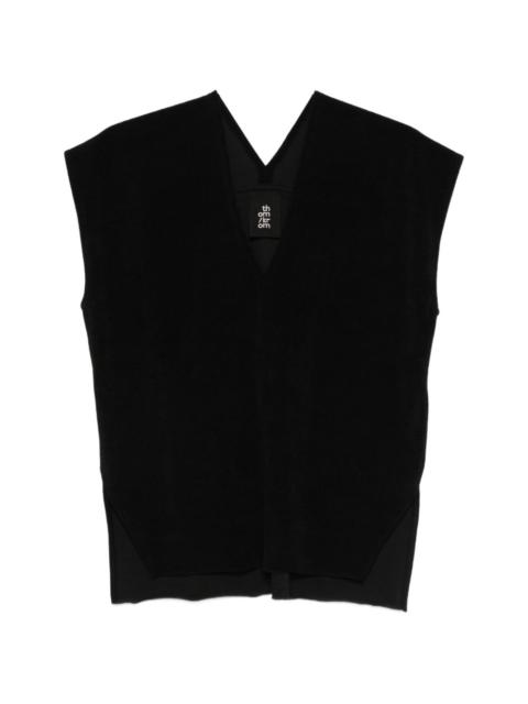 thom/krom V-neck sleeveless top