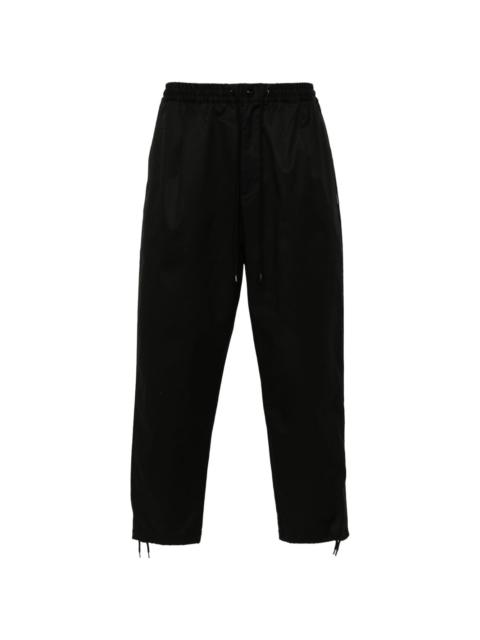 Easy logo-patch trousers