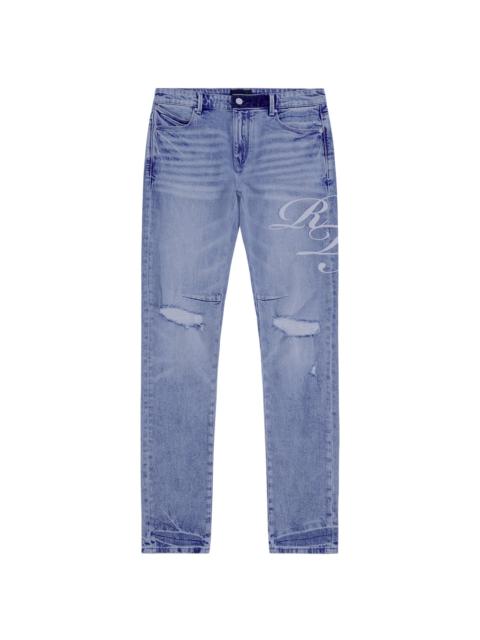 RTA Bryant Skinny Jeans "Ciel Fade Cursive" MCHPD1320 J1205CLFCS