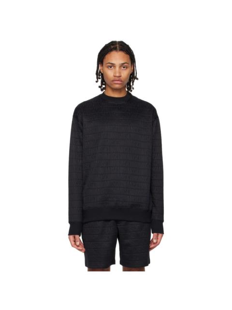 Moschino Black Crewneck Sweatshirt