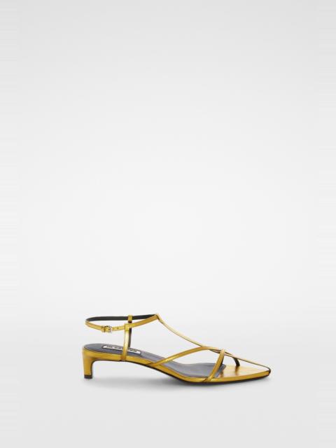 Jil Sander Cage Low-Heel Sandal