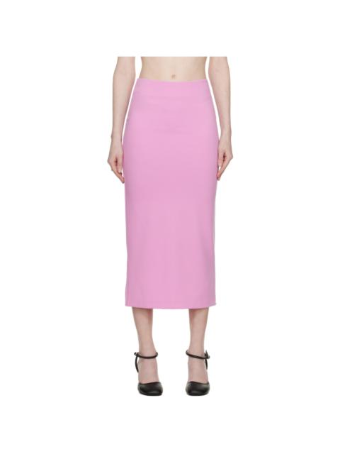 Sportmax Pink Ondina Midi Skirt