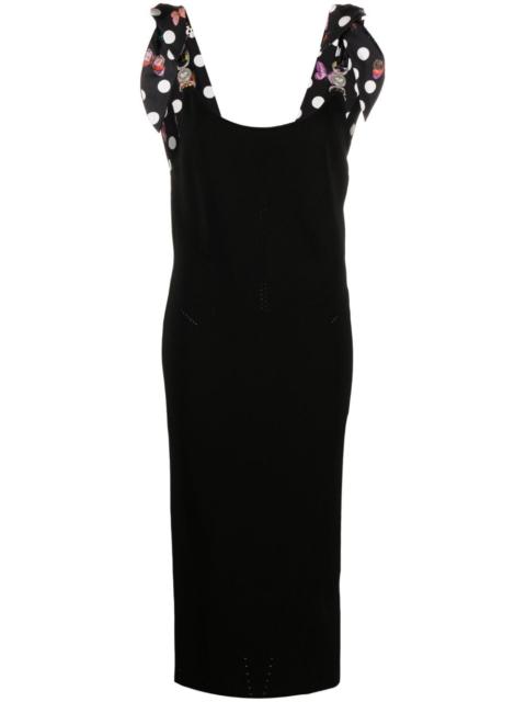 VERSACE x Dua Lipa Butterflies Medusa '95 midi dress