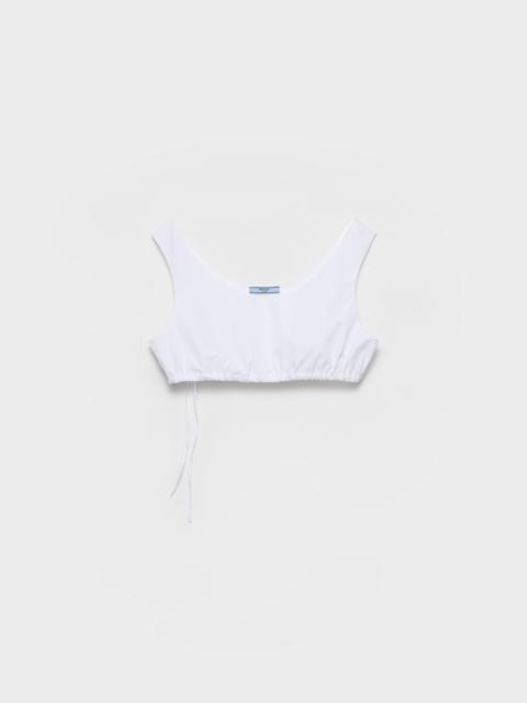 Prada Poplin top