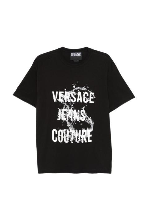 VERSACE JEANS COUTURE graphic-lettering  T-shirt