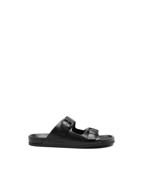AMI Paris buckle strap sliders