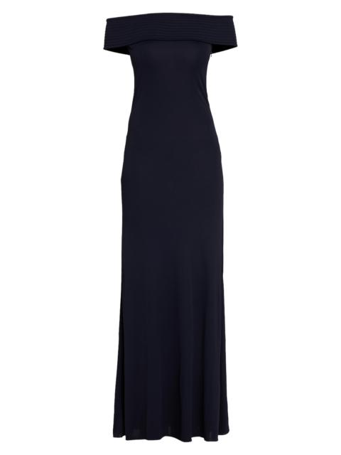 Alaïa Women's Off-The-Shoulder Gown - Minuit