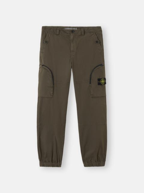 3100004 STRETCH ORGANIC BROKEN TWILL COTTON 'OLD' EFFECT