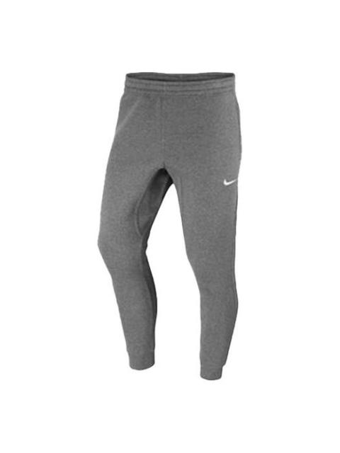 Men's Nike Fleece Lined Stay Warm Solid Color Casual Sports Bundle Feet Dark Grey Pants 905236-071