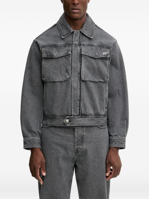 Filling Pieces logo-detail shirt jacket