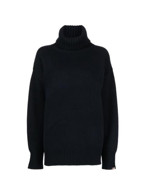 extreme cashmere Xtra oversized roll-neck jumper
