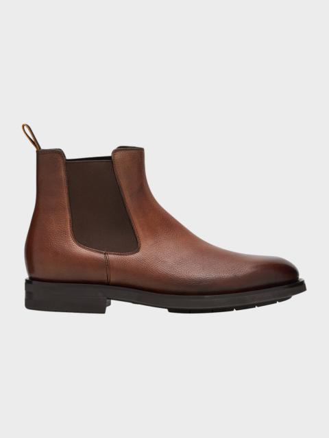 Santoni Men's Enver Casual Leather Chelsea Boots