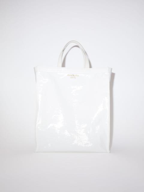 Acne Studios Shiny tote bag - White