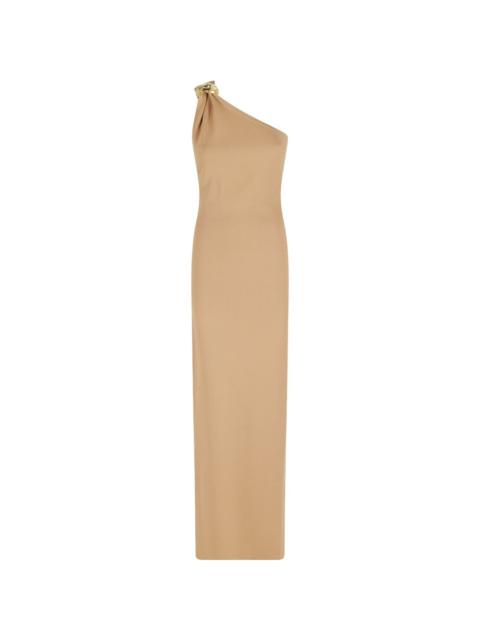ELISABETTA FRANCHI Milano one-shoulder hardware-detail dress
