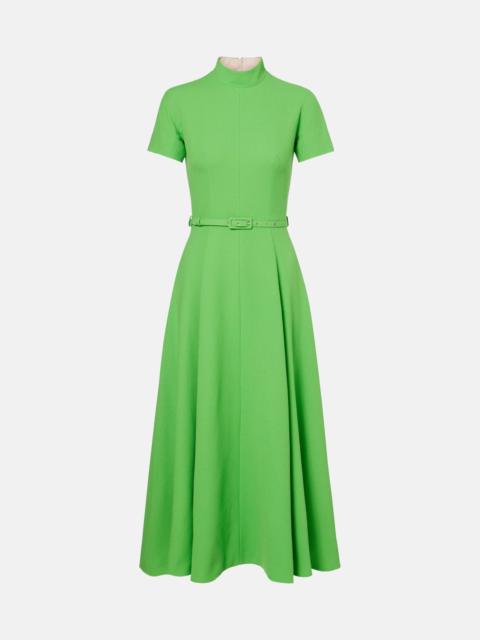 EMILIA WICKSTEAD Camilla belted wool midi dress
