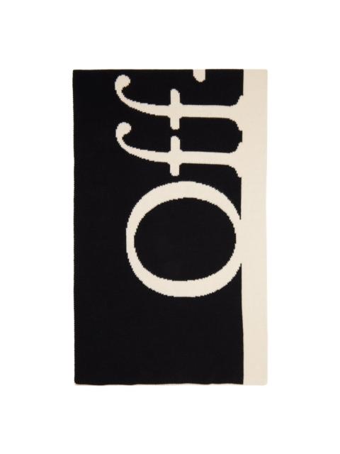 Off-White Black & Off-White Bookish Scarf