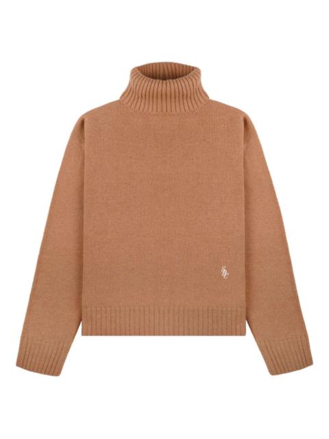 Sporty & Rich SRC turtleneck logo-embroidered sweater
