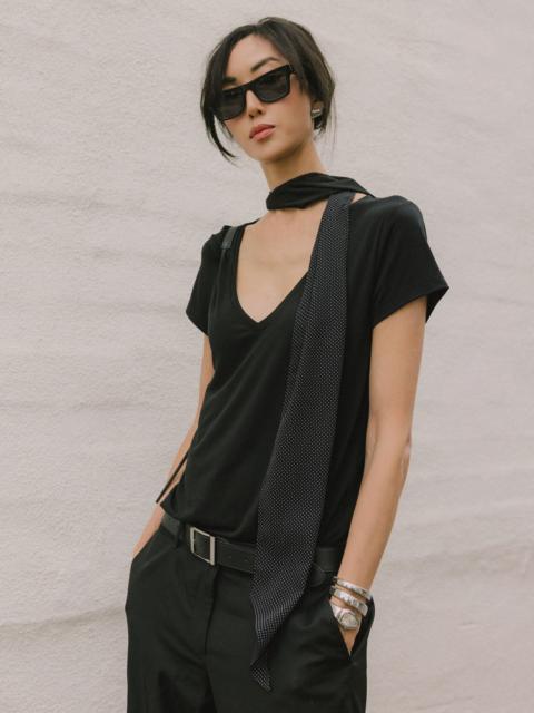 Splendid Splendid x @Chrisellelim: The Chriselle V-neck Tee & Scarf Set