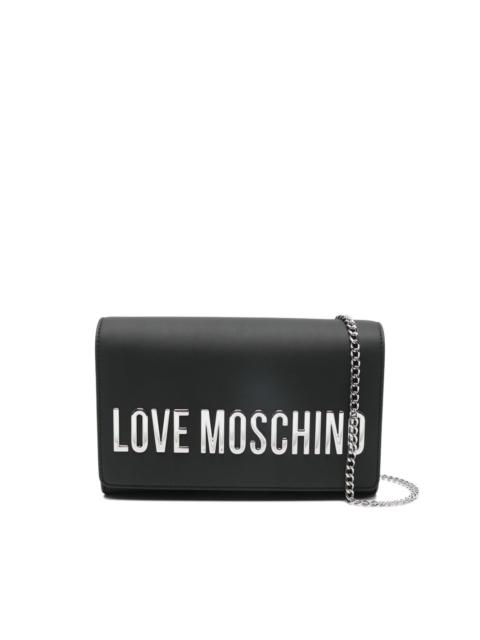 Moschino logo-lettering shoulder bag