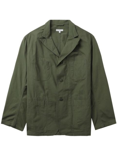 Ripstop Bedford single-breasted blazer