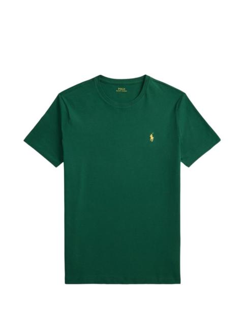 Polo Ralph Lauren embroidered-logo crewneck cotton T-shirt
