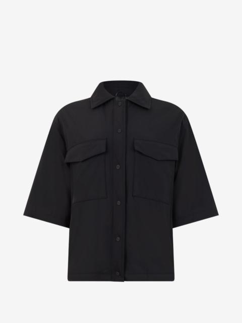 Herno three-quarter sleeve shirt jacket