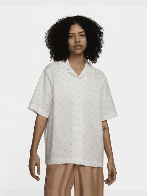 Nike Women's Nike Sportswear Everyday Modern Woven Short-Sleeve Top