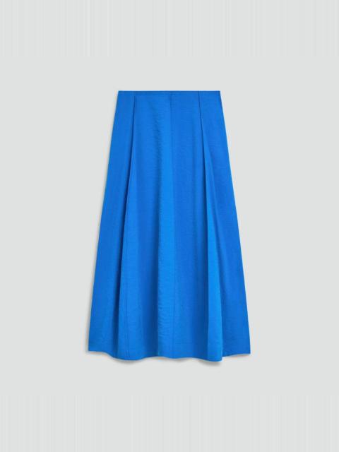Theory Curved Flare Skirt in Relaxed Silk