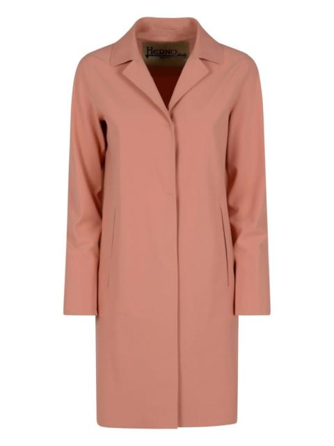 Herno collar-detail coat
