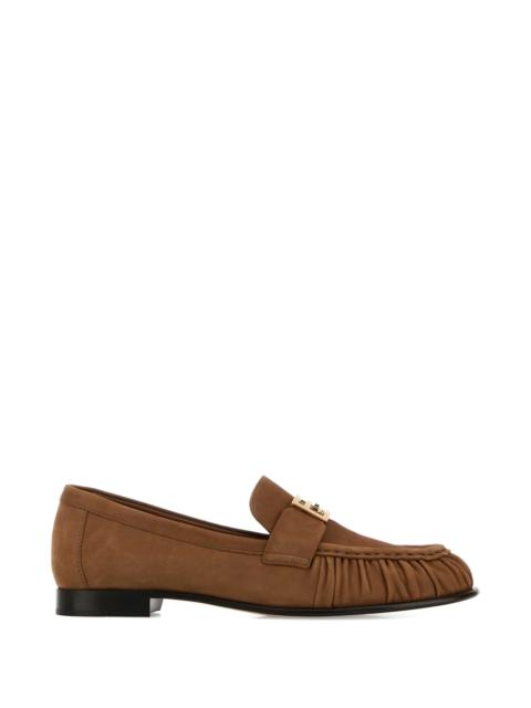 FENDI Fendi Biscuit Gathered-detail Loafers
