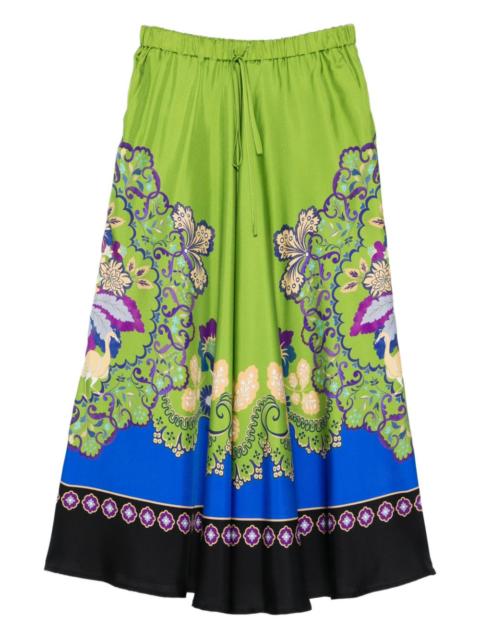 La DoubleJ floral-print maxi skirt