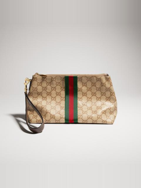 GUCCI Small GG pouch with Web