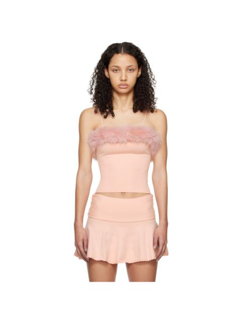 Pink Square Neck Camisole