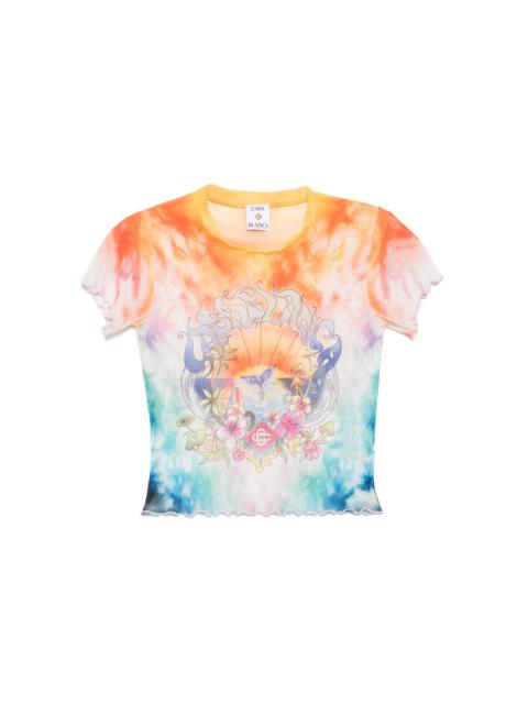 CASABLANCA printed mesh T-shirt