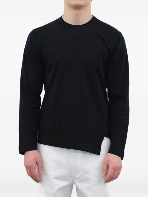 Comme des Garçons Homme side slit long-sleeve t-shirt