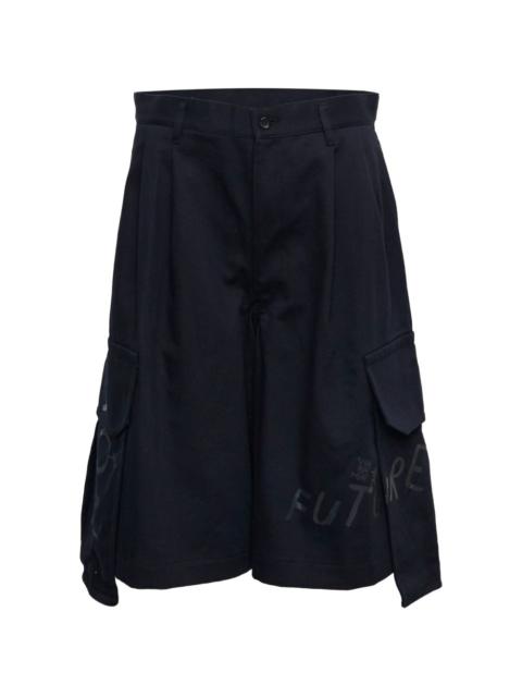 Comme des Garçons SHIRT logo-print cargo shorts