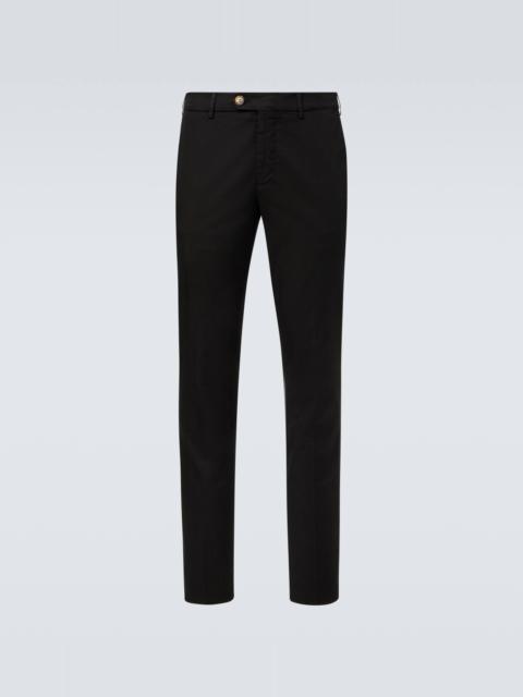 Brunello Cucinelli Cotton-blend slim pants