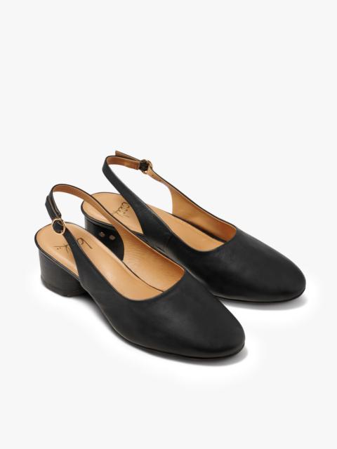 beek Lora Leather Ballet Slingback Heel