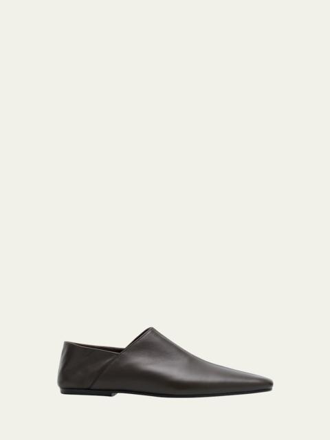 Dries Van Noten Babouche Leather Ballerina Flats