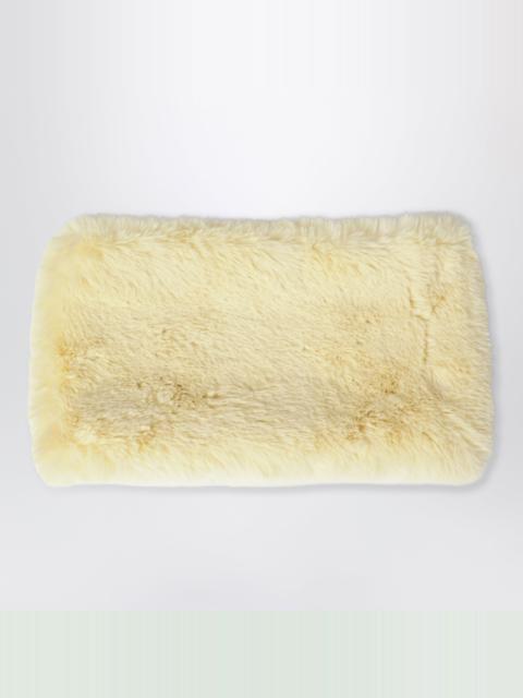 The Frankie Shop Light yellow faux fur-effect collar