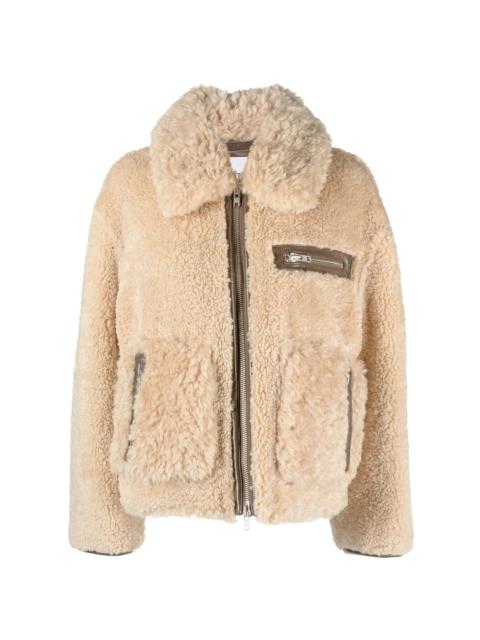 Joann faux-shearling coat