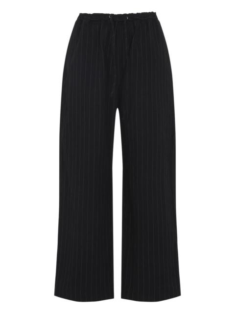 Studio Nicholson drawstring-fastening pinstripe trousers
