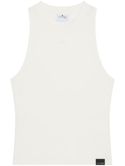 courrèges fitted tank top