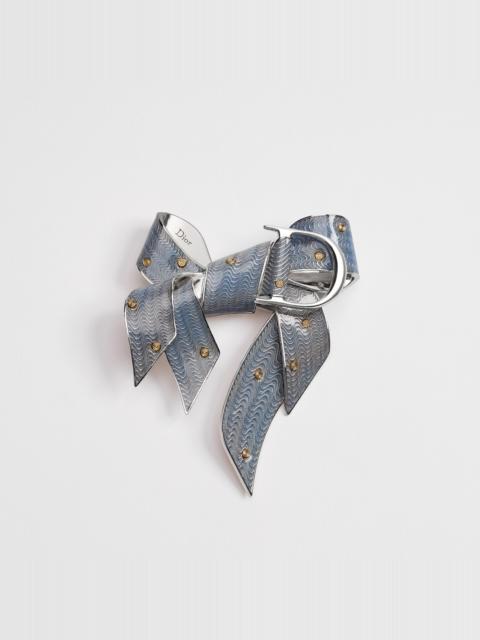 Dior Dior Guilloché Brooch