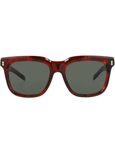 Gucci Square-Frame Recycled Acetate Sunglasses Havana Havana Grey (GG1523S-30014802-002)