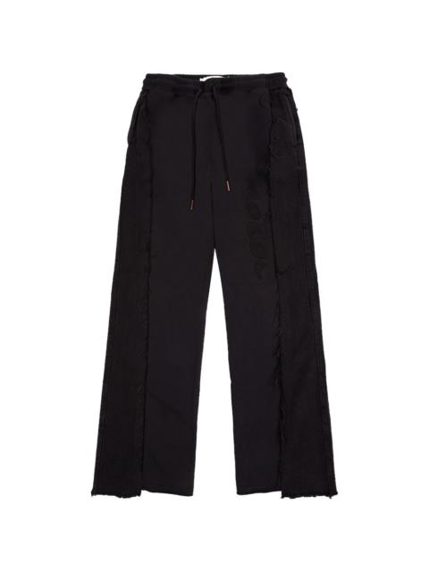HONOR THE GIFT frayed track pants