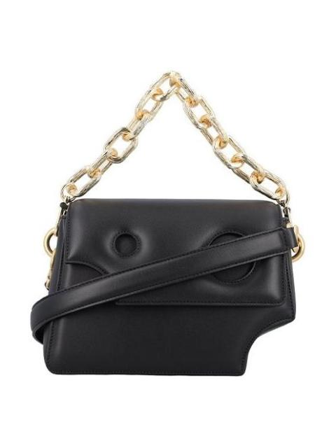 Off-White (WMNS) Off-White Logo Print Shoulder Bag 'Black' OWNN043F22LEA0011000