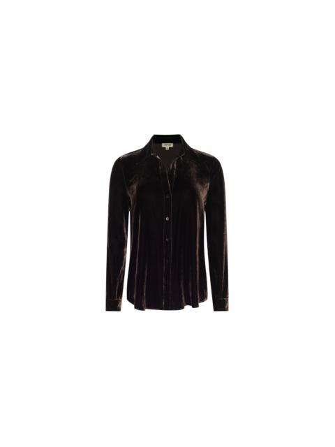 L'AGENCE Argo Velvet Blouse