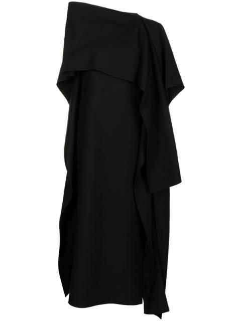 Valentino draped midi dress