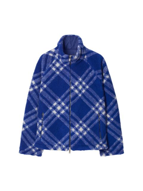 Burberry check-print reversible jacket